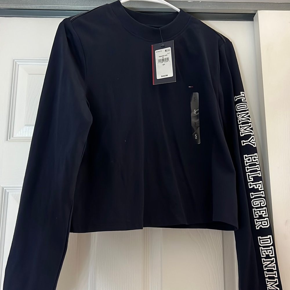 Small Tommy Hilfiger long sleeve shirt. Brand new with tags